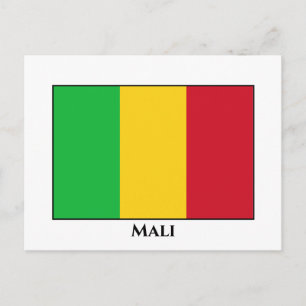 Mali Flag Postcard