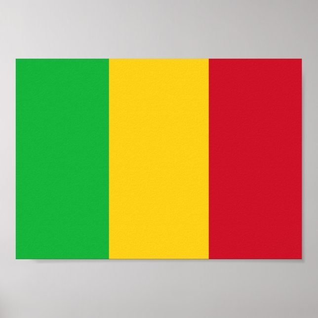 Mali Flag Poster (Front)