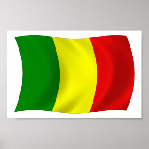 Mali Flag Poster Print
