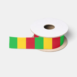 Mali Flag Satin Ribbon