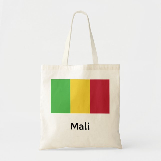 Mali Flag Tote Bag (Front)