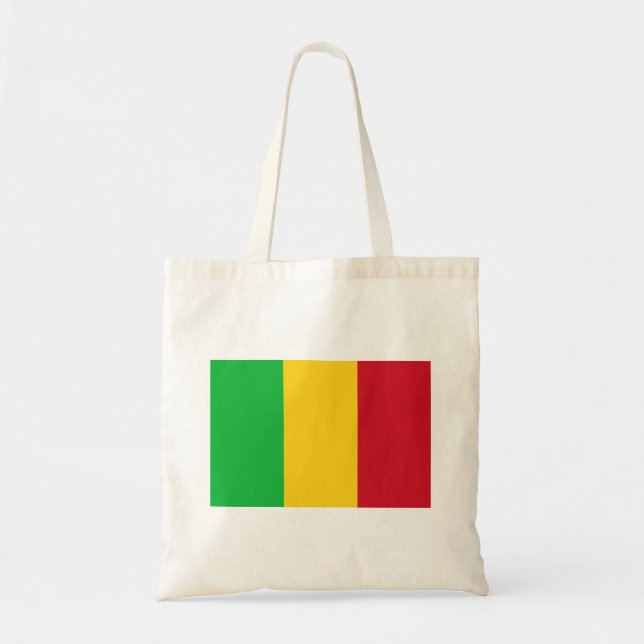 Mali Flag Tote Bag (Front)