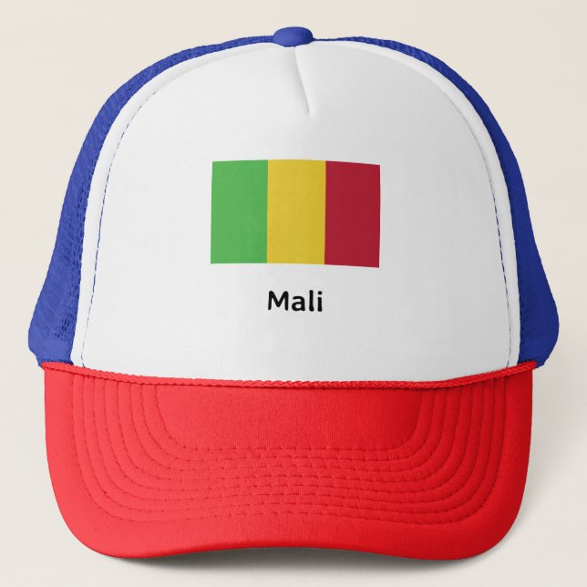 Mali Flag Trucker Hat (Front)