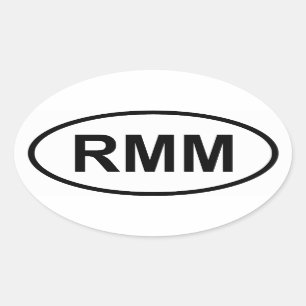Mali "RMM" Oval Sticker
