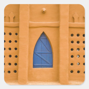 Mali, Segou. Traditional mud brick building Square Sticker
