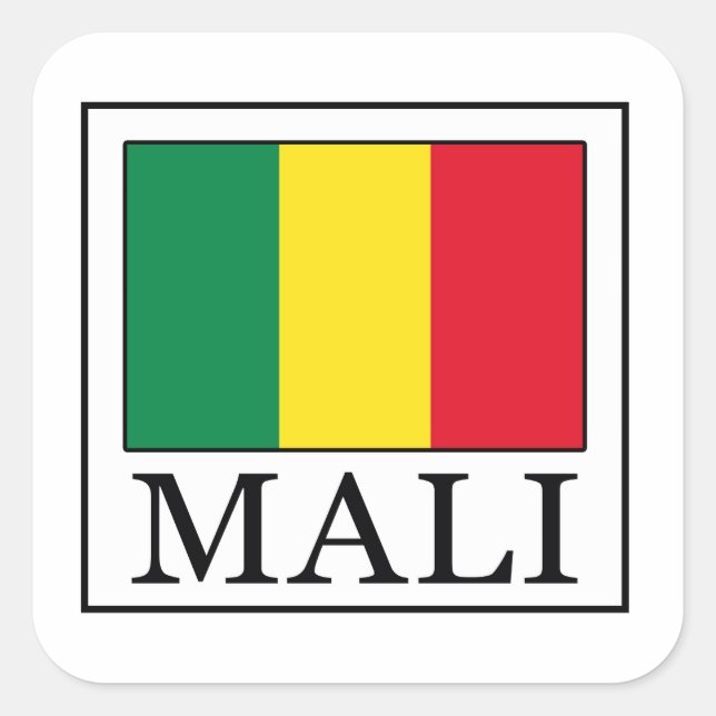 Mali Square Sticker (Front)