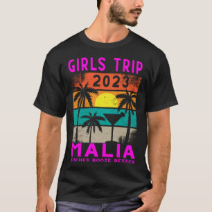 Malia Girls Trip 2023 Women Students Crete Greece T-Shirt