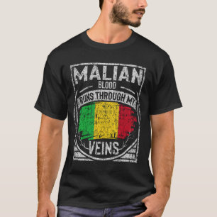 Malian Blood Runs Through My Veins T-Shirt