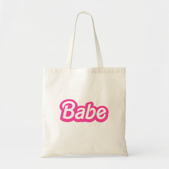  Malibu Babe Bag , Malibu Pink Bachelorette Tote (Front)