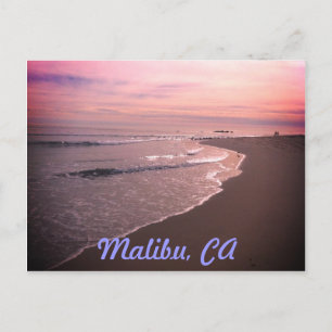 Malibu Beach Postcard