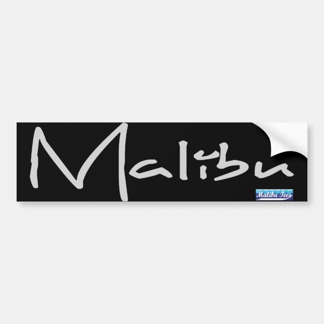 Malibu Bumper Sticker (Front)