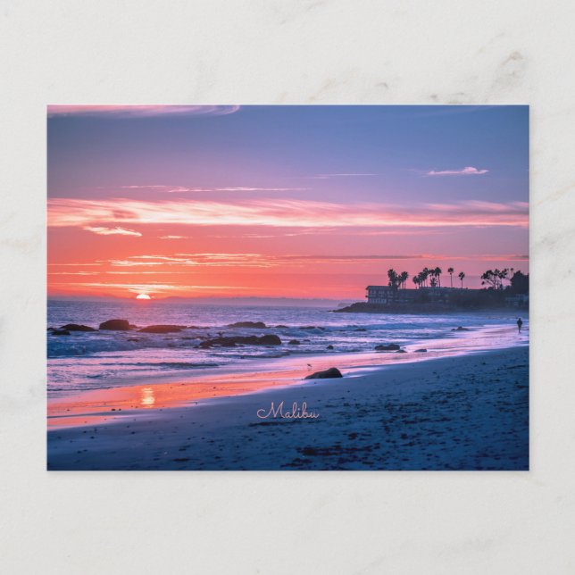 Malibu, CA, beautiful scenic photograph,  Postcard (Front)