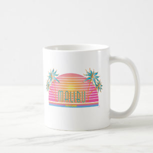 Malibu, CA Palm Trees, Graphic, Cool Coffee Mug