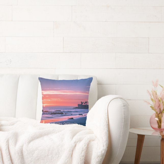 Malibu, CA picturesque photograph Cushion (Couch)