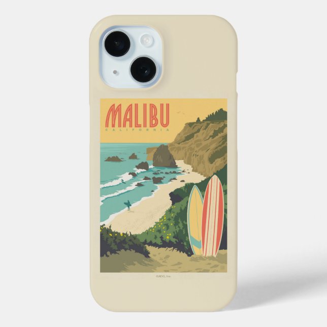 Malibu, California Case-Mate iPhone Case (Back)
