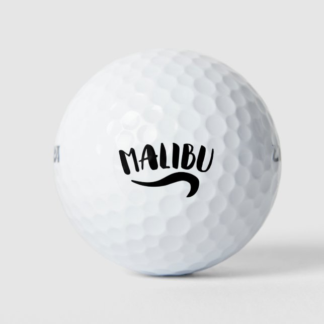 Malibu California Golf Balls (Front)