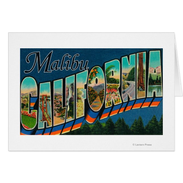 Malibu, California - Large Letter Scenes (Front Horizontal)