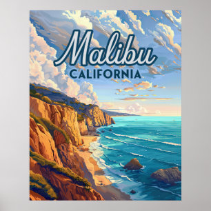 Malibu California Los Angeles El Matador Beach  Poster
