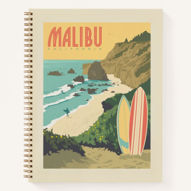 Malibu, California Notebook (Front)