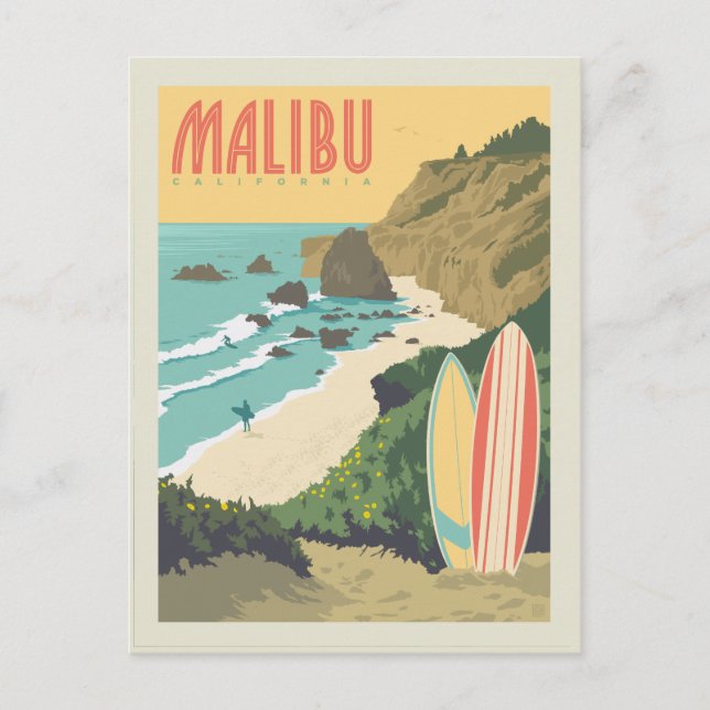 Malibu, California Postcard (Front)