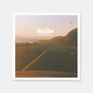 Malibu, California Road Trip Napkin