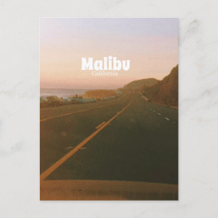 Malibu, California Road Trip Postcard