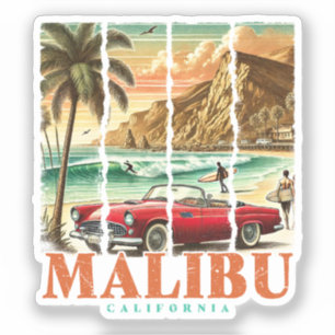 Malibu California - Sports Car Scenic Coastal View