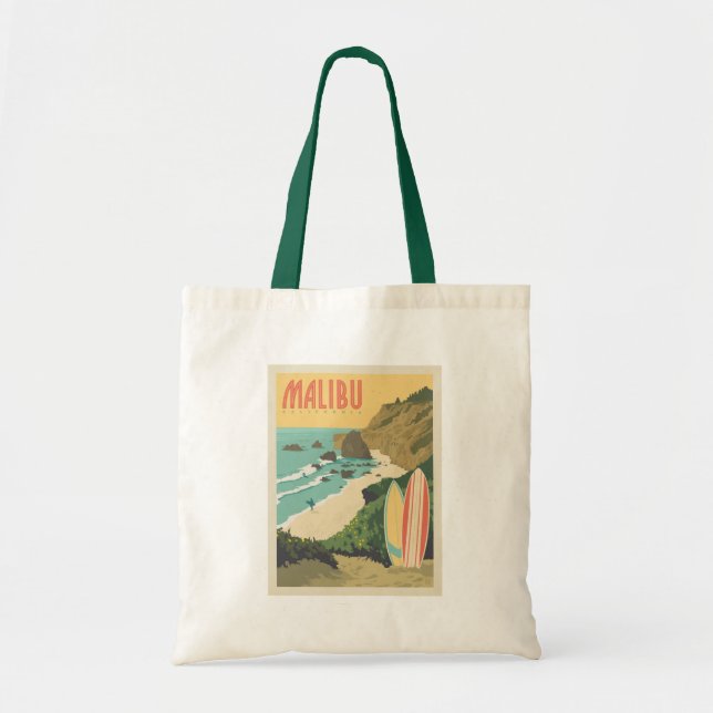 Malibu, California Tote Bag (Front)