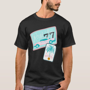Malibu California Vacay Vintage Classic Car Retro T-Shirt