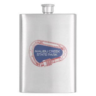 Malibu Creek State Park Rock Climbing Carabiner Hip Flask