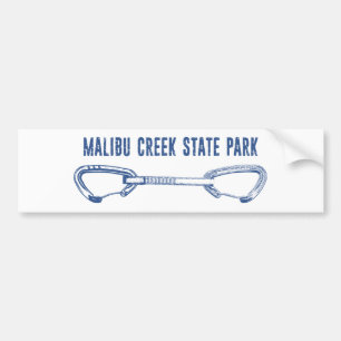 Malibu Creek State Park Rock Climbing Quickdraw Bumper Sticker