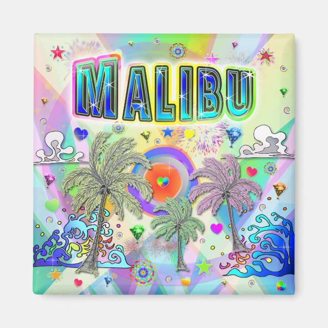 Malibu Deep Dream Magnet (Front)