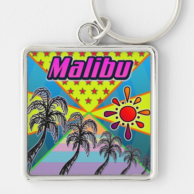 Malibu Freedom Keychain (Front)