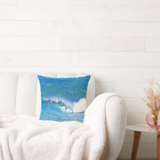 Malibu Gem Fiji Wave Cotton Pillow