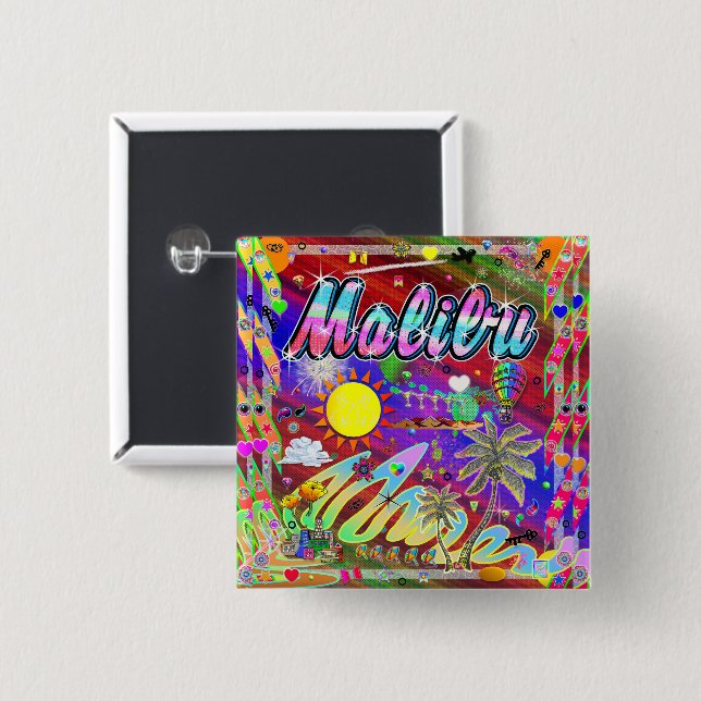 Malibu Nu Era Button (Front & Back)
