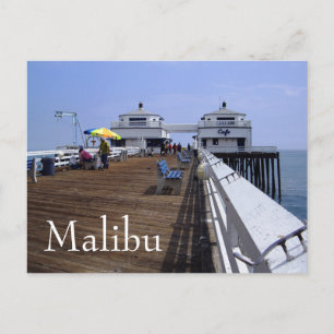 Malibu Pier, California Postcard