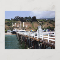 Malibu Pier, California Postcard