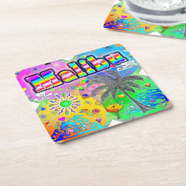 Malibu Quadro Seasons Coaster (Angled)