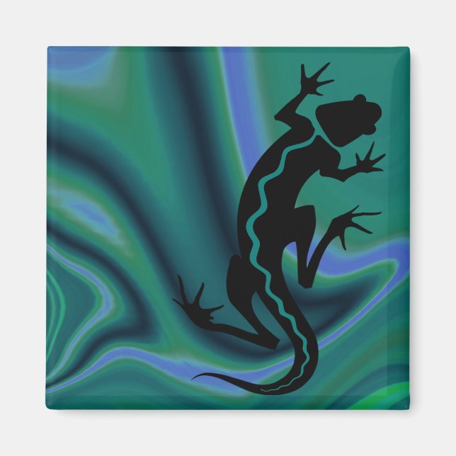 "Malibu Salamander" by Cheryl Daniels Magnet (Front)