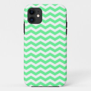 Malibu Seafoam Wave Chevron iPhone 11 Case