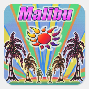 Malibu Summer Love Sticker