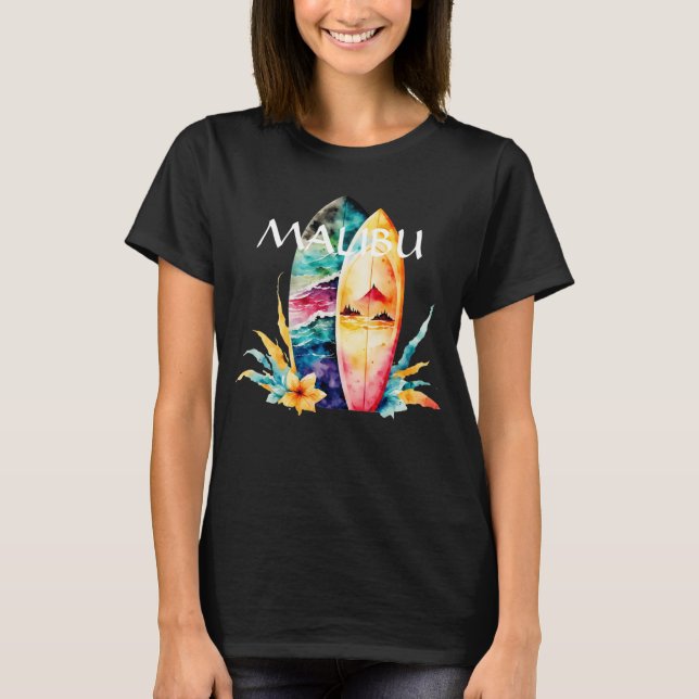 Malibu Surf Boards T-Shirt (Front)