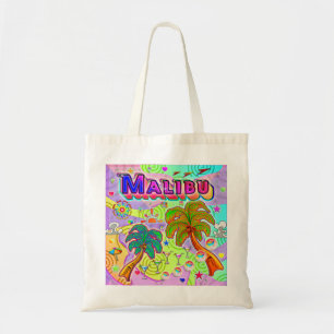 Malibu Vacation Target Tote Bag