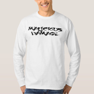 MALICIOUS DAMAGE BASIC LONGSLEEVE T-SHIRT