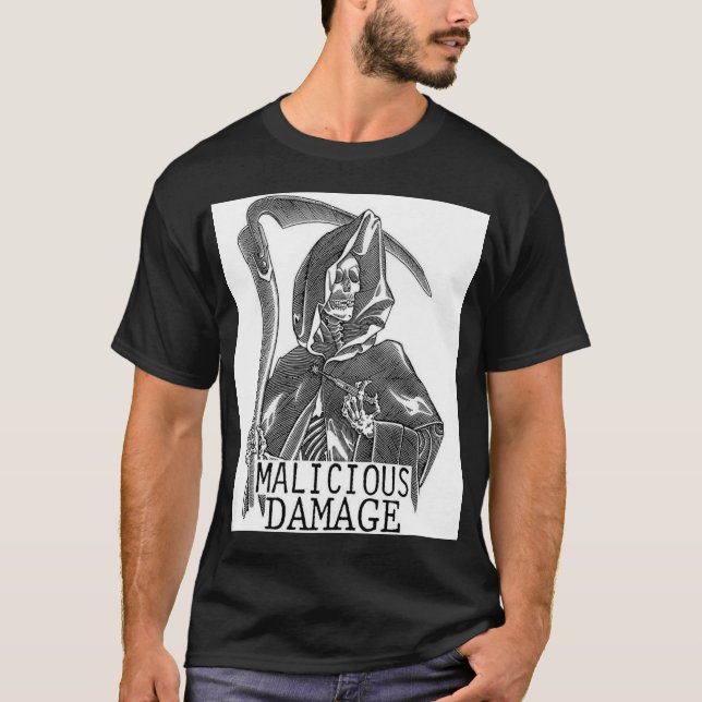 MALICIOUS DAMAGE T-SHIRT (Front)