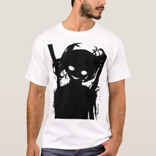 Malicious Grin: Anime Creep with Glowing Eyes T-Shirt