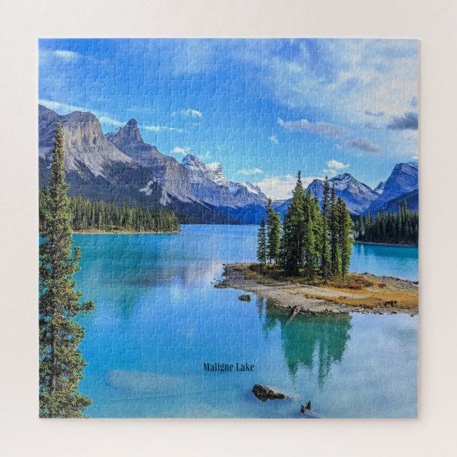 Maligne Lake, Alberta, Canada Jigsaw Puzzle (Vertical)
