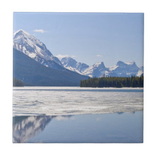 Maligne Lake - Jasper National Park, Canada Ceramic Tile