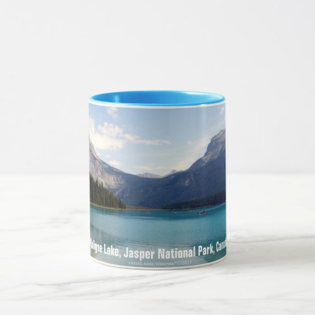 Maligne Lake/Jasper National Park, Canada Mug (Center)