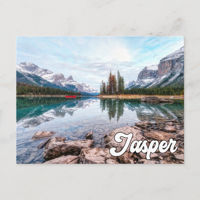 Maligne Lake, Jasper National Park Postcard (Front)
